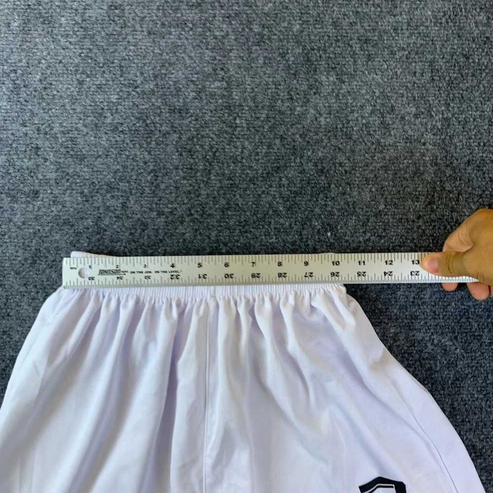 Charly Soccer Shorts Mens Medium White Excellent Liga MX #7 Athletic Training